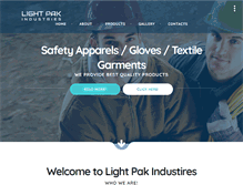 Tablet Screenshot of light-pak.com